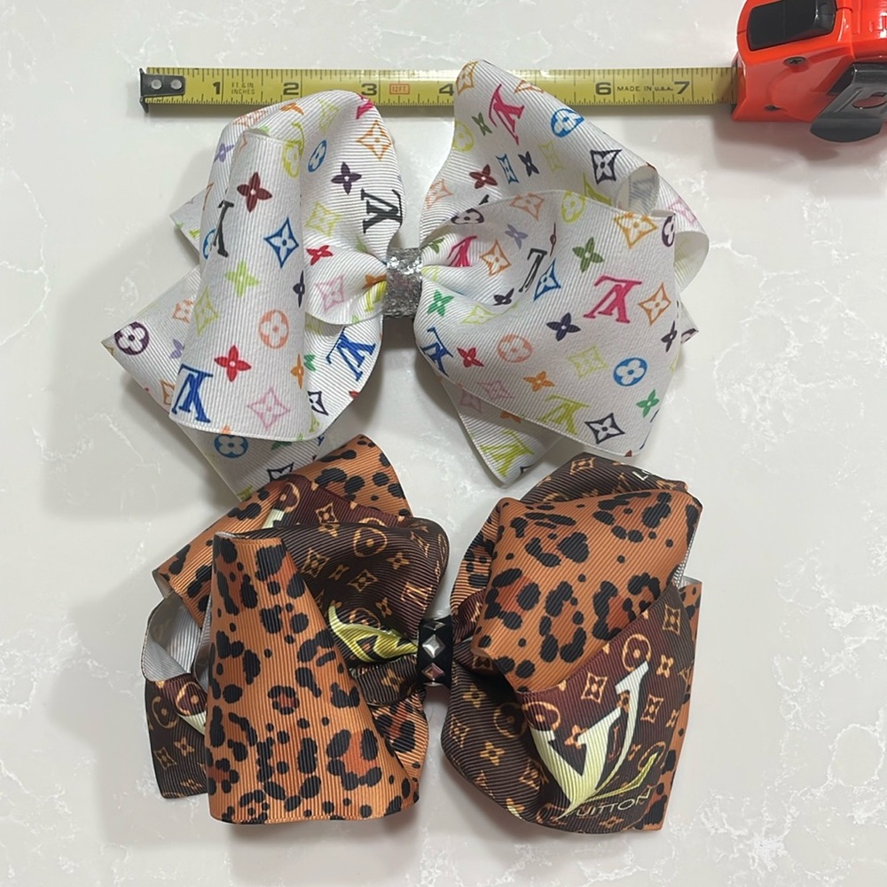 Boujee Big Hair Bows 7 in